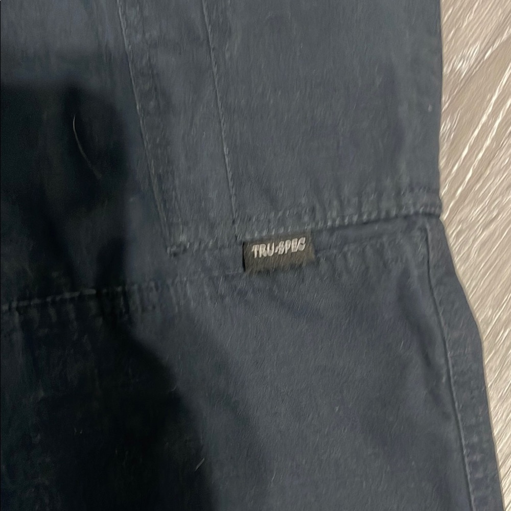 Tru-Spec Relaxed Navy Cargo Pants with Elastic Waist - Picture 3 of 6